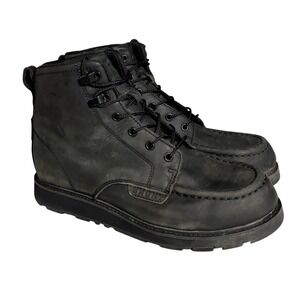 Brunt Marin Boots Men's Size 10 6 inch Moc Toe Work Wear Waterproof 0801-1